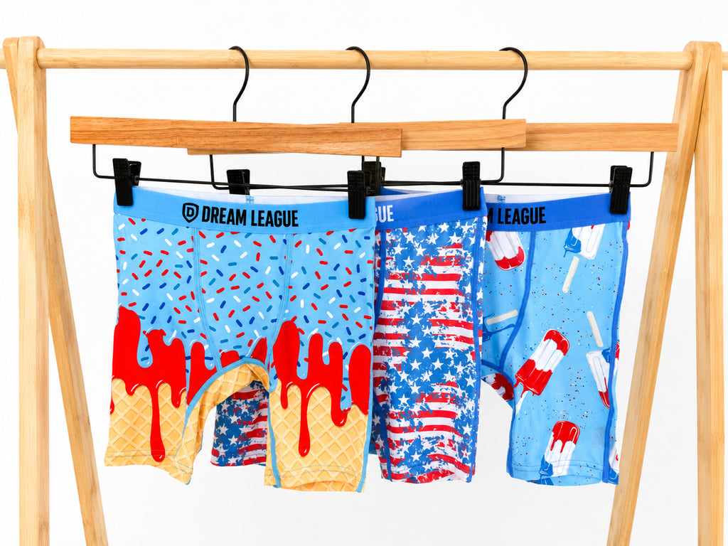 Red White Blue Youth Underwear